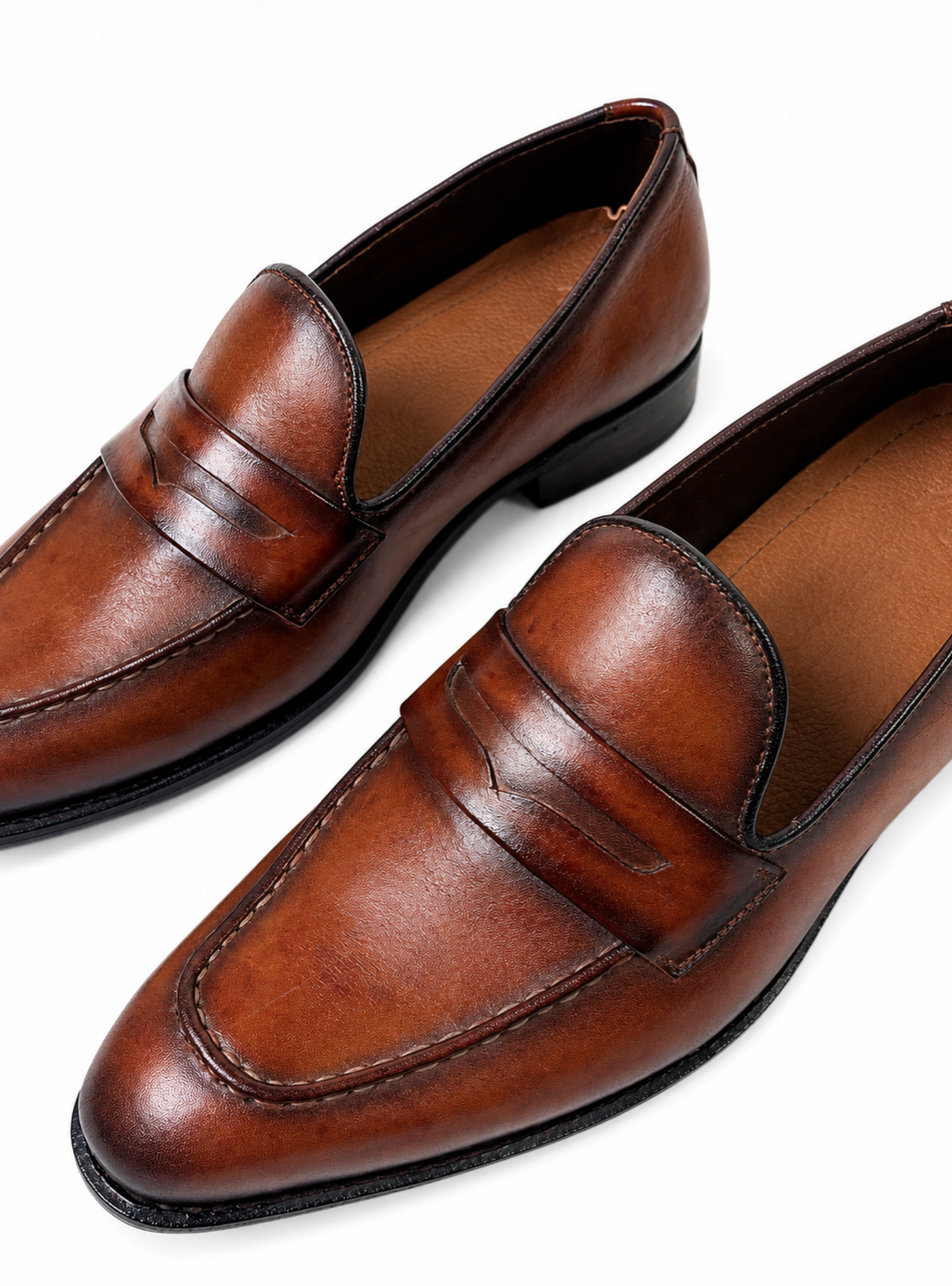 The Cognac Penny Loafer