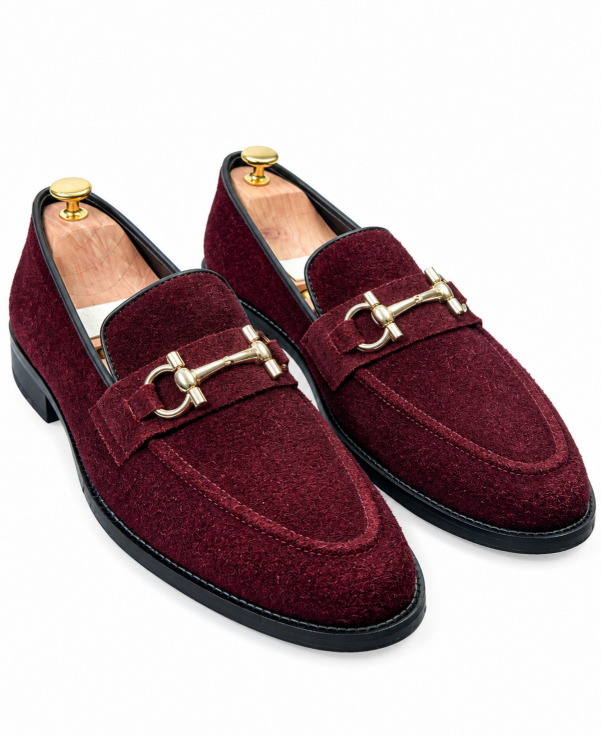 Cherry Suede Loafer
