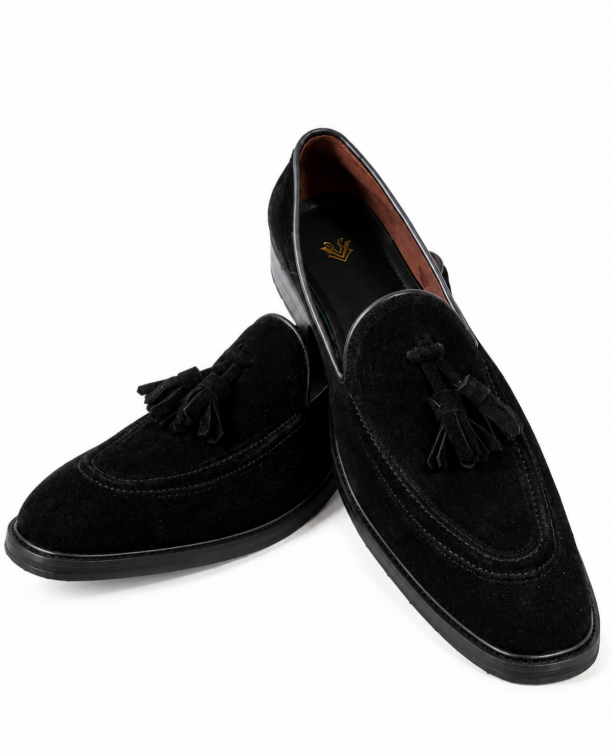 Black Suede Tassel Loafer