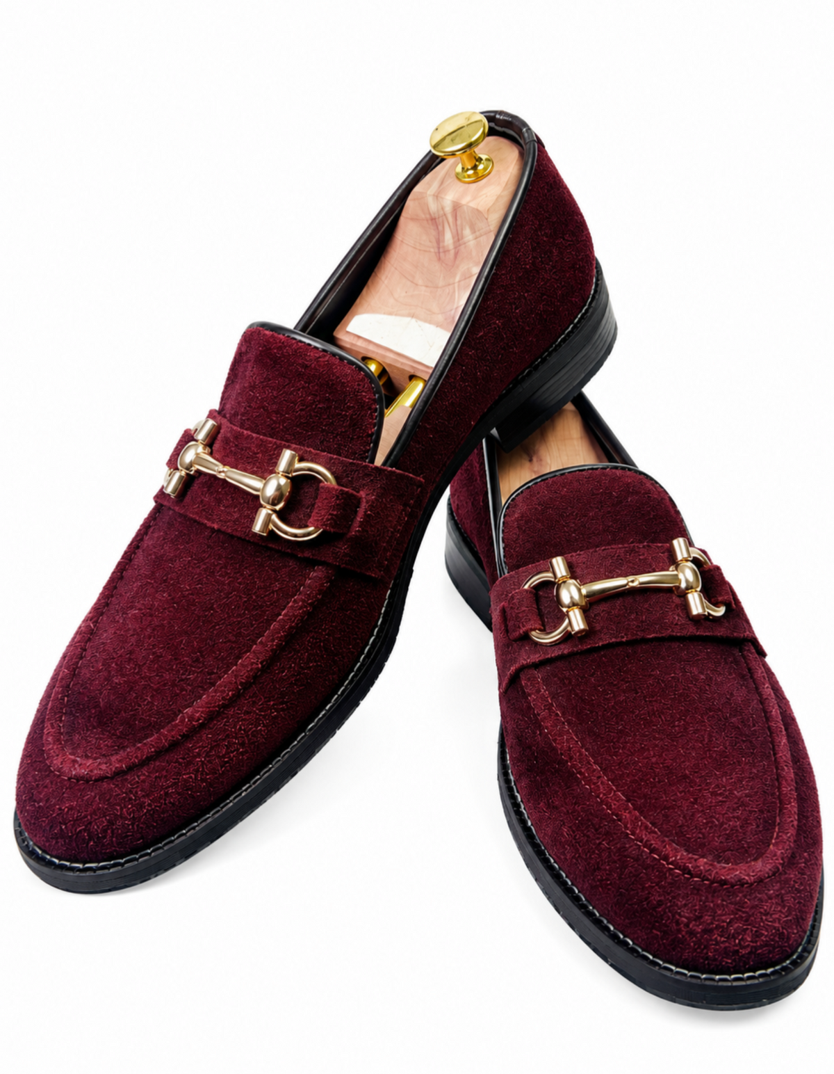 Cherry Suede Loafer