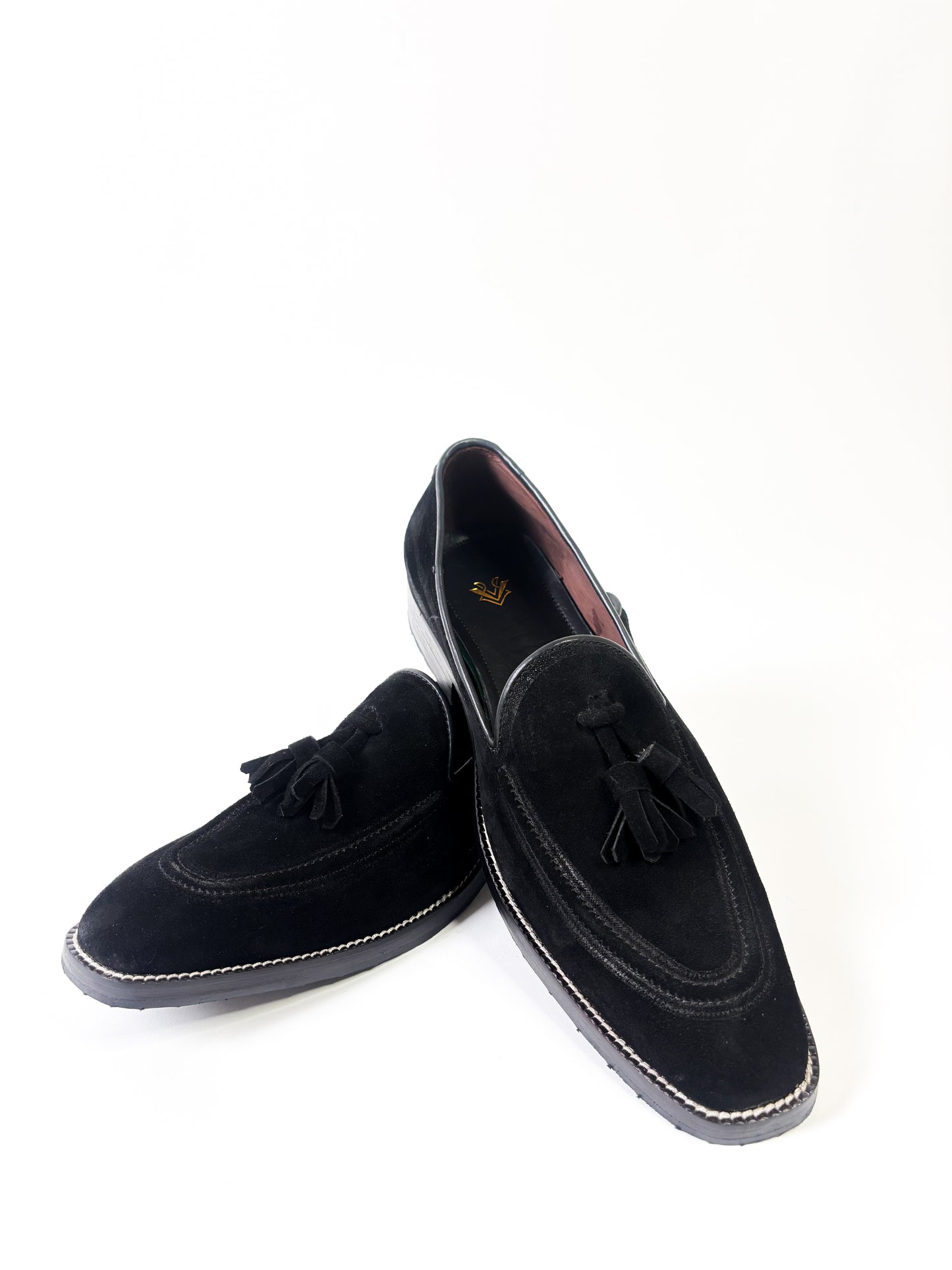 Black Suede Tassel Loafer