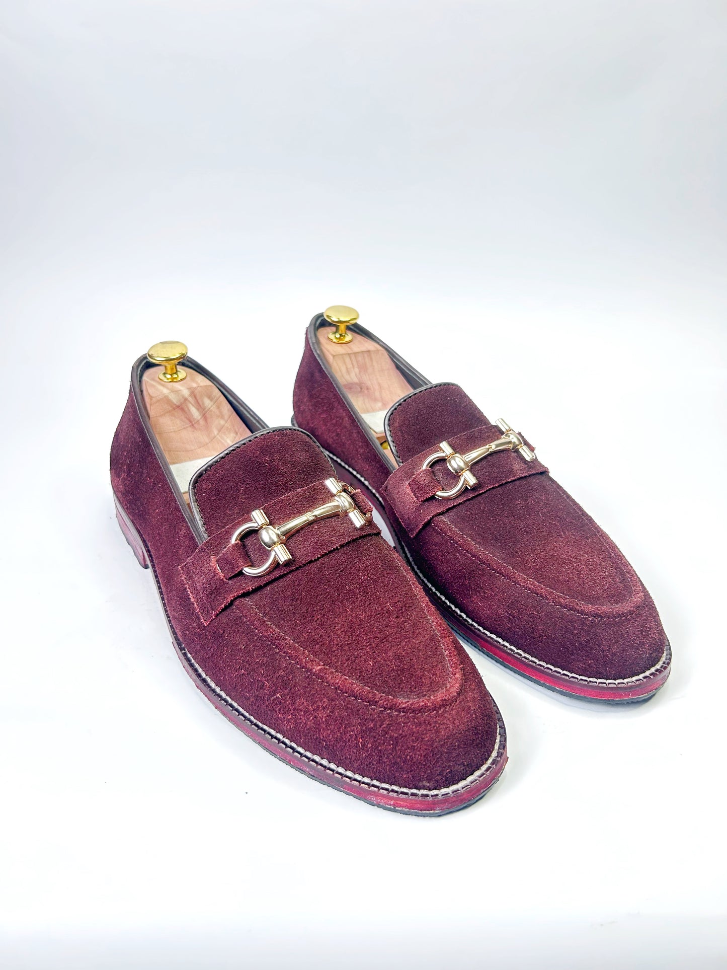 Cherry Suede Loafer