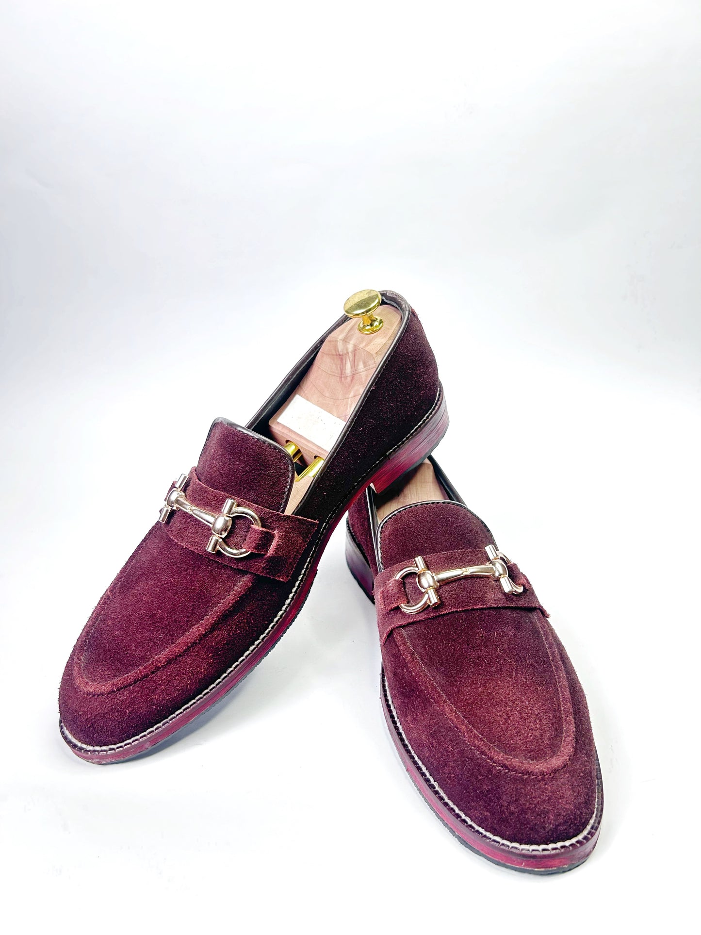 Cherry Suede Loafer